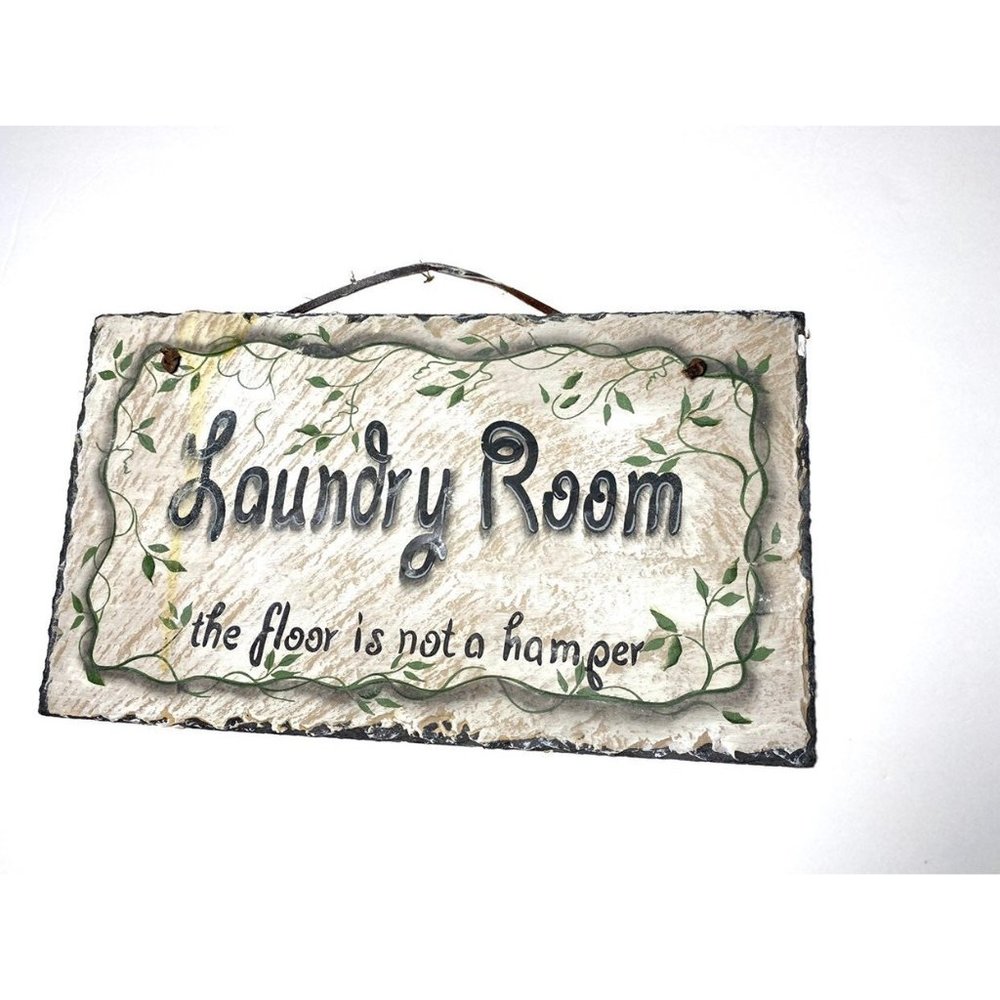 Rectangular Slate Laundry Room Sign - Picture 5 of 10